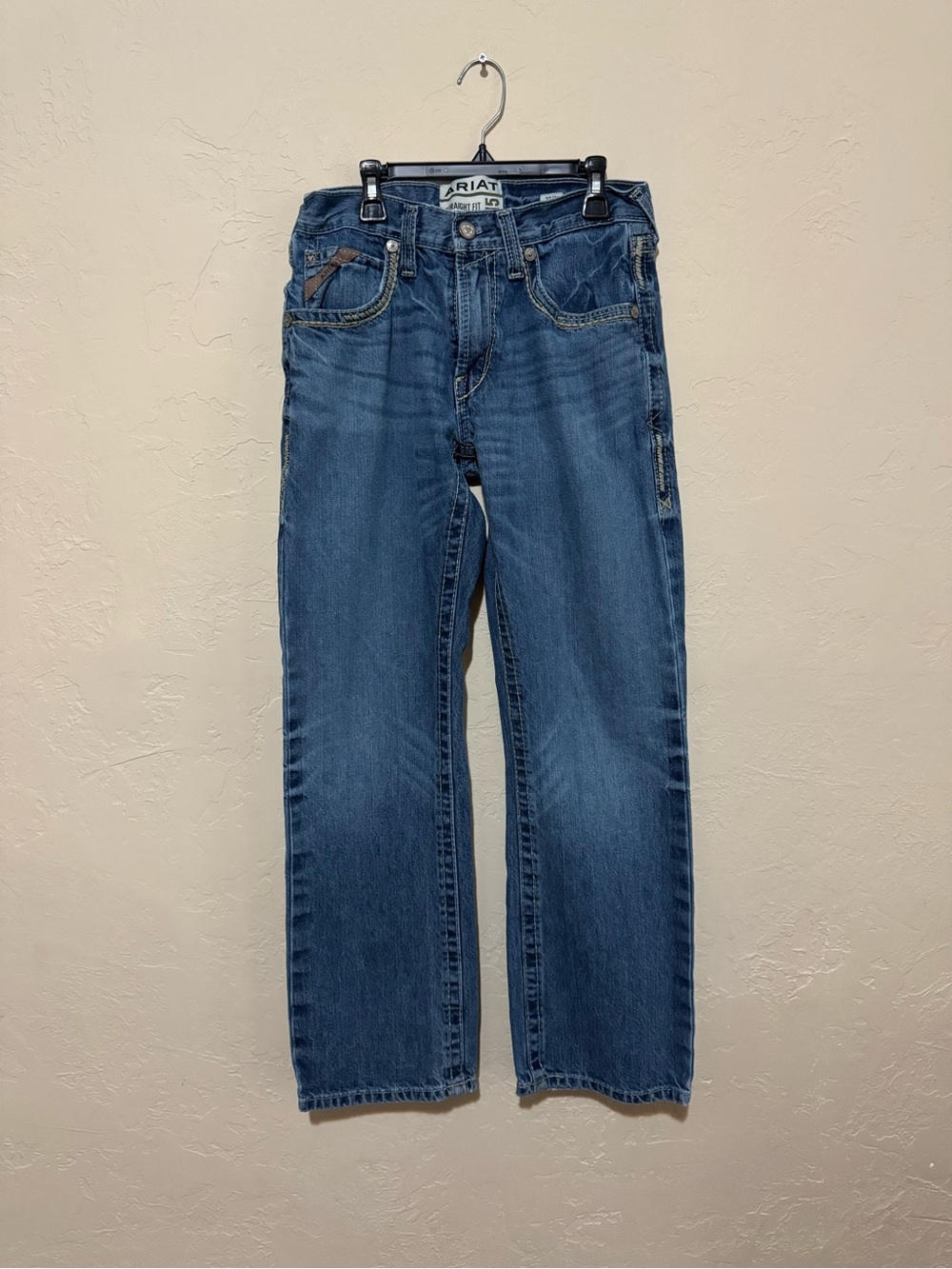 Ariat Men's Straight Leg Blue Work Jeans